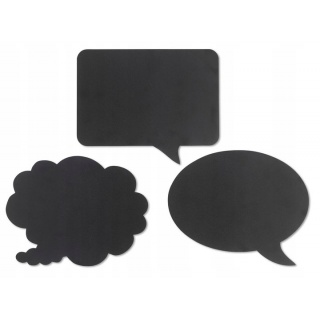 TABLICE MAGNETYCZNE ZESTAW DYMEK 22x17cm.3szt., Tablice magnetyczne, Prezentacja