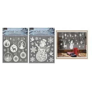 NAKLEJKI DEKORACYJNE BOŻE NARODZENIE HOME DECOR, Naklejki, Art. kreatywne