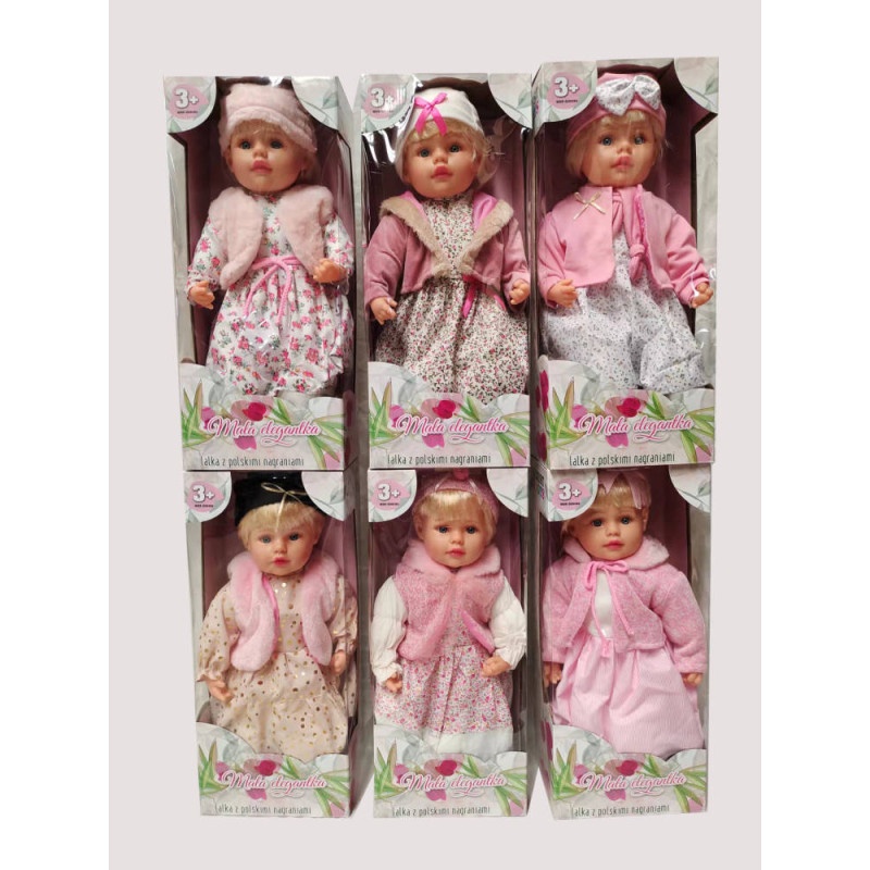 LALKA DŁUGIE WŁOSY J.POLSKI 5164, Lalki, Zabawki
