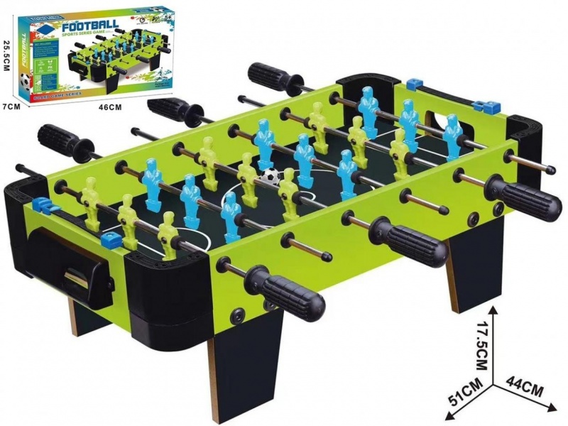 Gra piłkarzyki drewno kr&oacute;tkie n&oacute;żki 0350, Zabawki