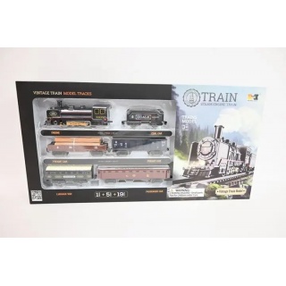 Kolejka B/O Retro światło dźwięk 4116, Kolejki, tory wyścigowe, parkingi, Zabawki