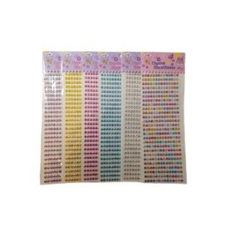 OZDOBA SAMOPRZ.31,5x10 NML006 KRYSZTAŁKI ŚREDNIE, Artykuły zdobnicze, Art. kreatywne