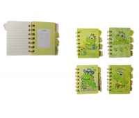 NOTES NA SPIRALI A-7 REGISTRY MY-103-2 DINO, Notesy szkolne, Zeszyty i bloki