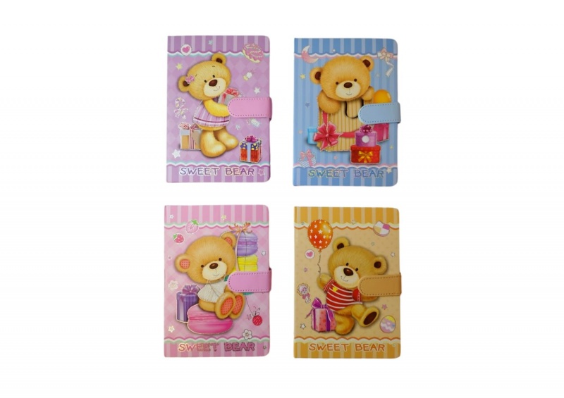 NOTES Z PATKĄ A-5 A-684 SWEET BEAR, Notesy szkolne, Zeszyty i bloki