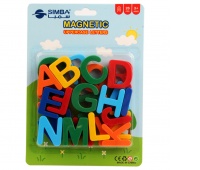 MAGNESY HN6005 26szt.LITERY DUŻE, Magnesy, gąbki, spraye do tablic, Prezentacja