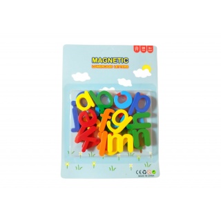 MAGNESY HN6006 26szt.LITERY MAŁE, Magnesy, gąbki, spraye do tablic, Prezentacja