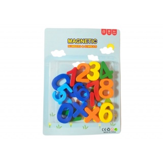 MAGNESY HN6011 26szt.CYFRY, Magnesy, gąbki, spraye do tablic, Prezentacja