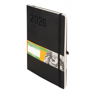 KALENDARZ IMPRESJA B5 TDW CZARNY 2026, Tygodniowe, Kalendarze