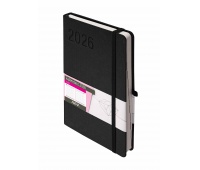 KALENDARZ RUBI A5 DNS CZARNY 2026, Dzienne, Kalendarze