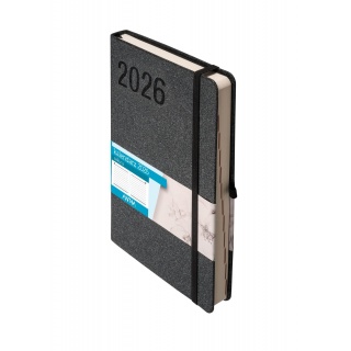 KALENDARZ SAKURA A5 DNS CZARNY 2026, Dzienne, Kalendarze