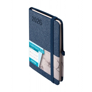 KALENDARZ SAKURA A6 TDW GRANATOWY 2026, Tygodniowe, Kalendarze