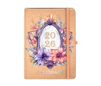 KALENDARZ A5 KRAFT TNS LUSTRO 2026, Tygodniowe, Kalendarze