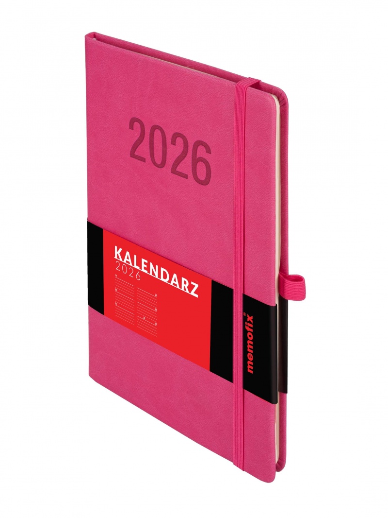 KALENDARZ MEMOFIX A5 TDW R&Oacute;ŻOWY 2026, Tygodniowe, Kalendarze