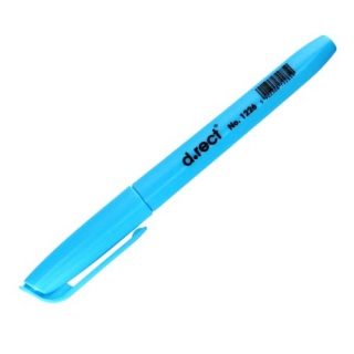 ZAKREŚLACZ D.RECT 1226 NIEBIESKI, Zakreślacze, Art. do pisania i korygowania