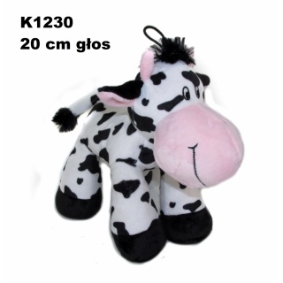 KROWA 20CM GŁOS 3783, Maskotki, Zabawki