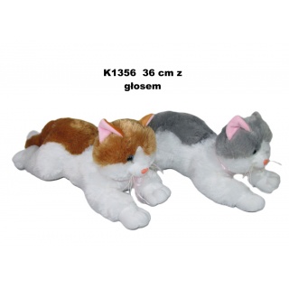 KOT GŁOS 36 CM 3324, Maskotki, Zabawki