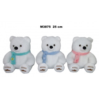 MIŚ POLARNY 3 ASST 25 CM 5045, Maskotki, Zabawki