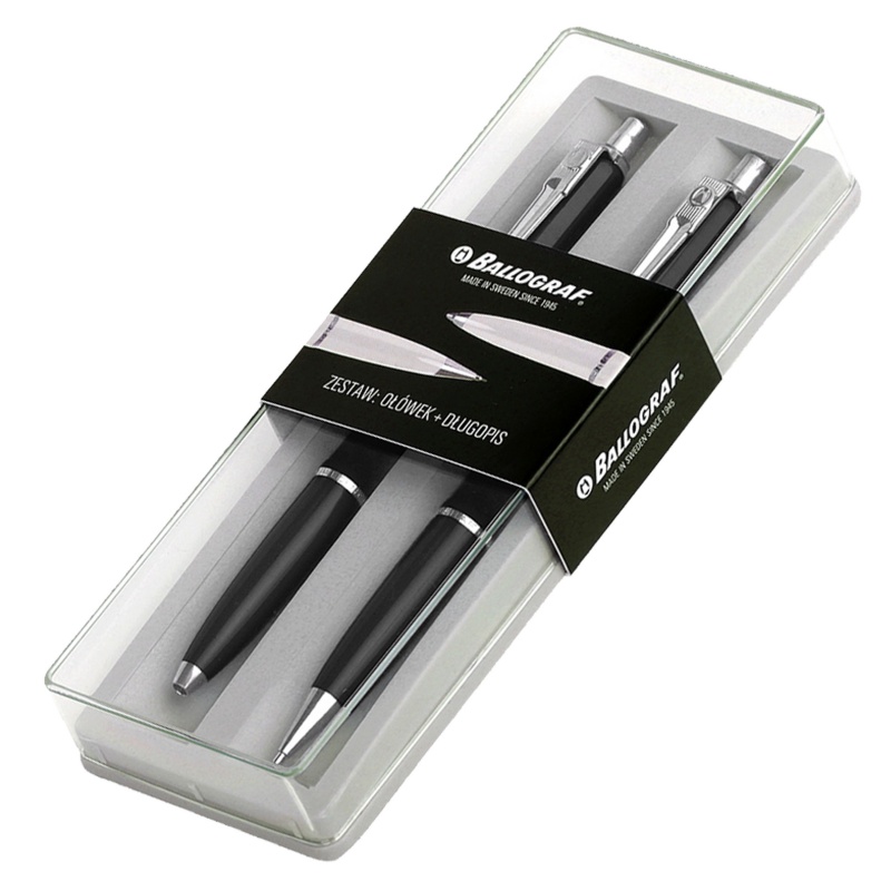 BALLOGRAF EPOCA P DŁUGOPIS+OŁ&Oacute;WEK CZARNY ET, Zestawy, Art. do pisania i korygowania