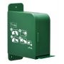 Bandage dispenser PLUM QuickSoft, empty, wall-mounted, green