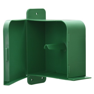 Dozownik do bandaży PLUM QuickSoft, pusty, do montażu na ścianie, zielony, Apteczki, Ochrona indywidualna