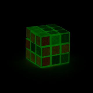 Mini kostka Rubika TRENDHAUS T, świecąca w ciemności, mix kolor&oacute;w, Gry i zabawki, Gadżety