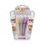 Glitter tattoo gel pens TRENDHAUS FF, set of 4 pcs, color mix