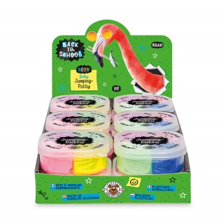 Skacząca plastelina TRENDHAUS BTS, zestaw 4 szt., mix kolor&oacute;w, Szkolne, Gadżety