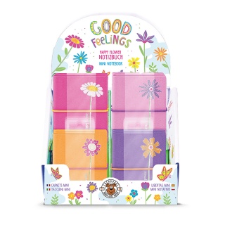 Notatnik TRENDHAUS GFH, A7, 96 kartek, mix kolor&oacute;w, Szkolne, Gadżety