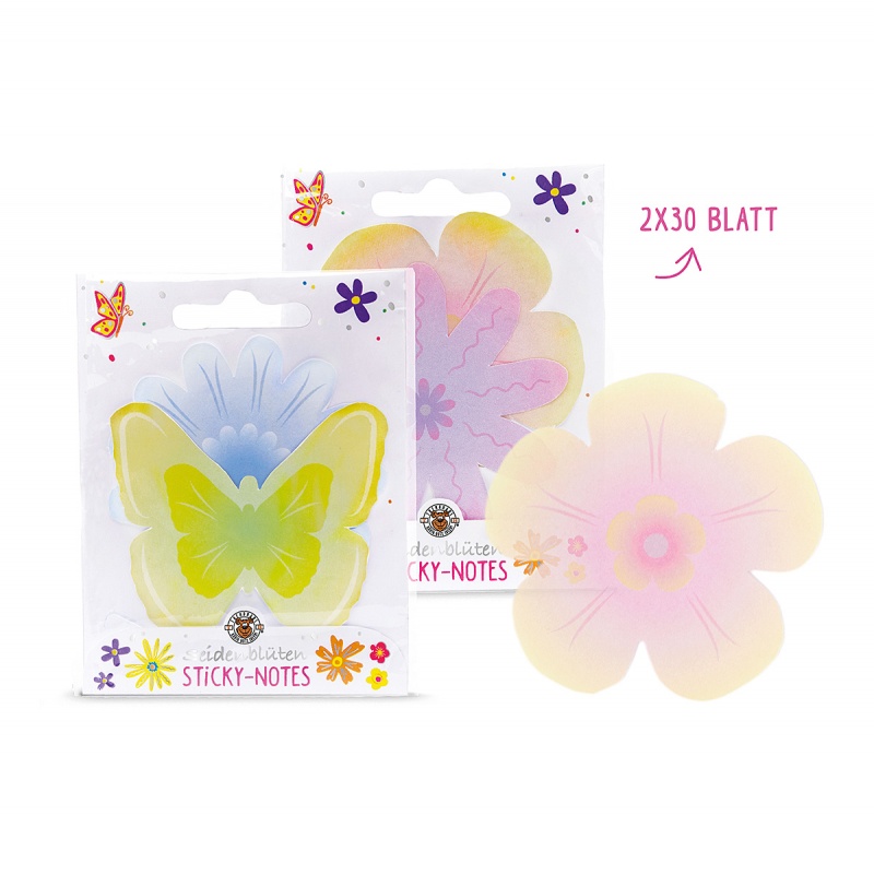 Karteczki samoprzylepne TRENDHAUS GFH, 2&times;30 kart., mix kolor&oacute;w, Szkolne, Gadżety