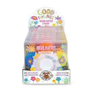 Zakreślacze spinner TRENDHAUS GFH, 5 w 1, mix kolor&oacute;w, Szkolne, Gadżety