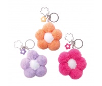 Brelok pluszowy TRENDHAUS GFH, kwiatek, mix kolor&oacute;w, Gry i zabawki, Gadżety