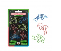 Zestaw spinaczy TRENDHAUS BTS, 6 szt., mix kolor&oacute;w, Szkolne, Gadżety