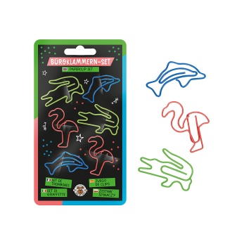 Zestaw spinaczy TRENDHAUS BTS, 6 szt., mix kolor&oacute;w, Szkolne, Gadżety