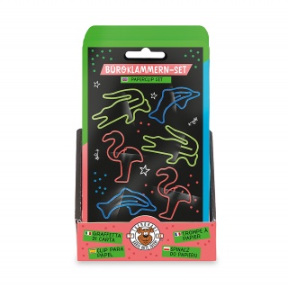 Zestaw spinaczy TRENDHAUS BTS, 6 szt., mix kolor&oacute;w, Szkolne, Gadżety