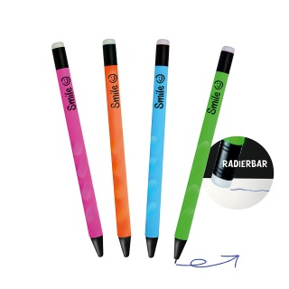 Ścieralny długopis żelowy TRENDHAUS BTS, mix kolor&oacute;w, Szkolne, Gadżety