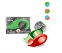 Dyspenser z przezroczystą taśmą klejącą TRENDHAUS BTS, mix kolor&oacute;w, Szkolne, Gadżety