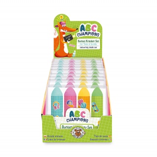 Kreda uliczna TRENDHAUS ABC-5, zestaw 4 szt., mix kolor&oacute;w, Szkolne, Gadżety