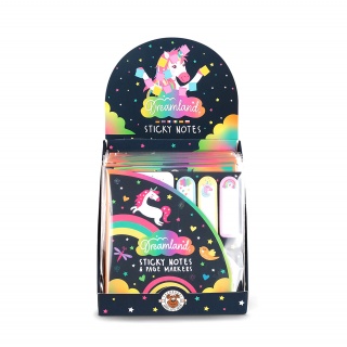 Zestaw karteczek samoprzylepnych TRENDHAUS DRL, 7x25 kart.., mix kolor&oacute;w, Szkolne, Gadżety