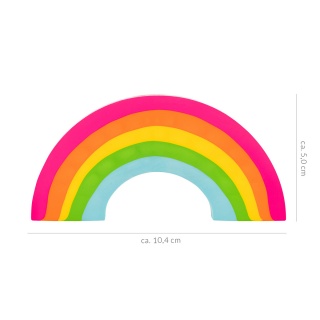Gumka do ścierania tęczowa TRENDHAUS GF, jumbo, mix kolor&oacute;w, Szkolne, Gadżety