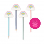 Oł&oacute;wek z puszystą chmurką TRENDHAUS GF, mix kolor&oacute;w, Szkolne, Gadżety