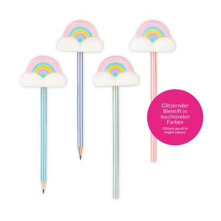 Oł&oacute;wek z puszystą chmurką TRENDHAUS GF, mix kolor&oacute;w, Szkolne, Gadżety