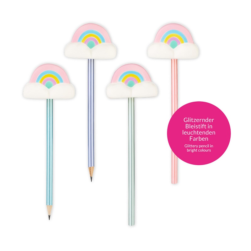 Oł&oacute;wek z puszystą chmurką TRENDHAUS GF, mix kolor&oacute;w, Szkolne, Gadżety