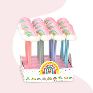 Oł&oacute;wek z puszystą chmurką TRENDHAUS GF, mix kolor&oacute;w, Szkolne, Gadżety