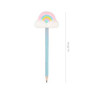 Oł&oacute;wek z puszystą chmurką TRENDHAUS GF, mix kolor&oacute;w, Szkolne, Gadżety