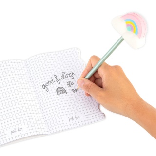 Oł&oacute;wek z puszystą chmurką TRENDHAUS GF, mix kolor&oacute;w, Szkolne, Gadżety