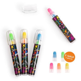 Wszystko do szkoły TRENDHAUS SCH, gumka przekładana, mix kolor&oacute;w, Szkolne, Gadżety