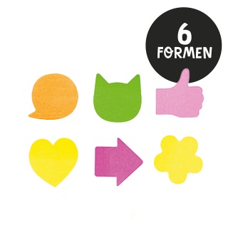 Karteczki samoprzylepne mini TRENDHAUS BTS, mix kolor&oacute;w, Szkolne, Gadżety