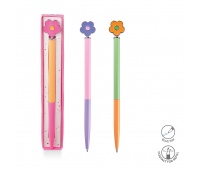 Długopis metalowy TRENDHAUS GFH, kwiatek, mix kolor&oacute;w, Szkolne, Gadżety