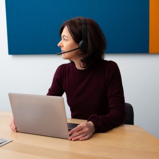 Słuchawki bezprzewodowe Q-CONNECT, z mikrofonem, czarne, Słuchawki i zestawy słuchawkowe, Akcesoria komputerowe