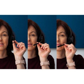 Słuchawki bezprzewodowe Q-CONNECT, z mikrofonem, czarne, Słuchawki i zestawy słuchawkowe, Akcesoria komputerowe